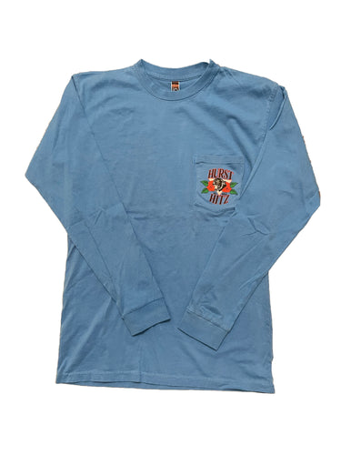 panopticpictures Ocean Blue Long Sleeve Pocket Tee V2